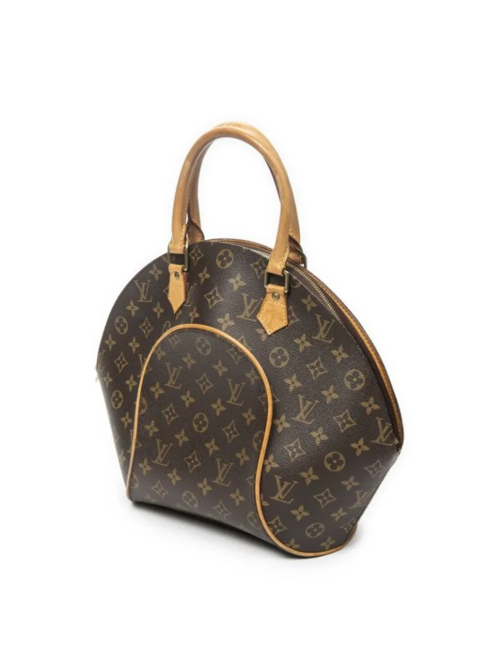 Louis Vuitton Ellipse Brown Monogram Canvas Handbag